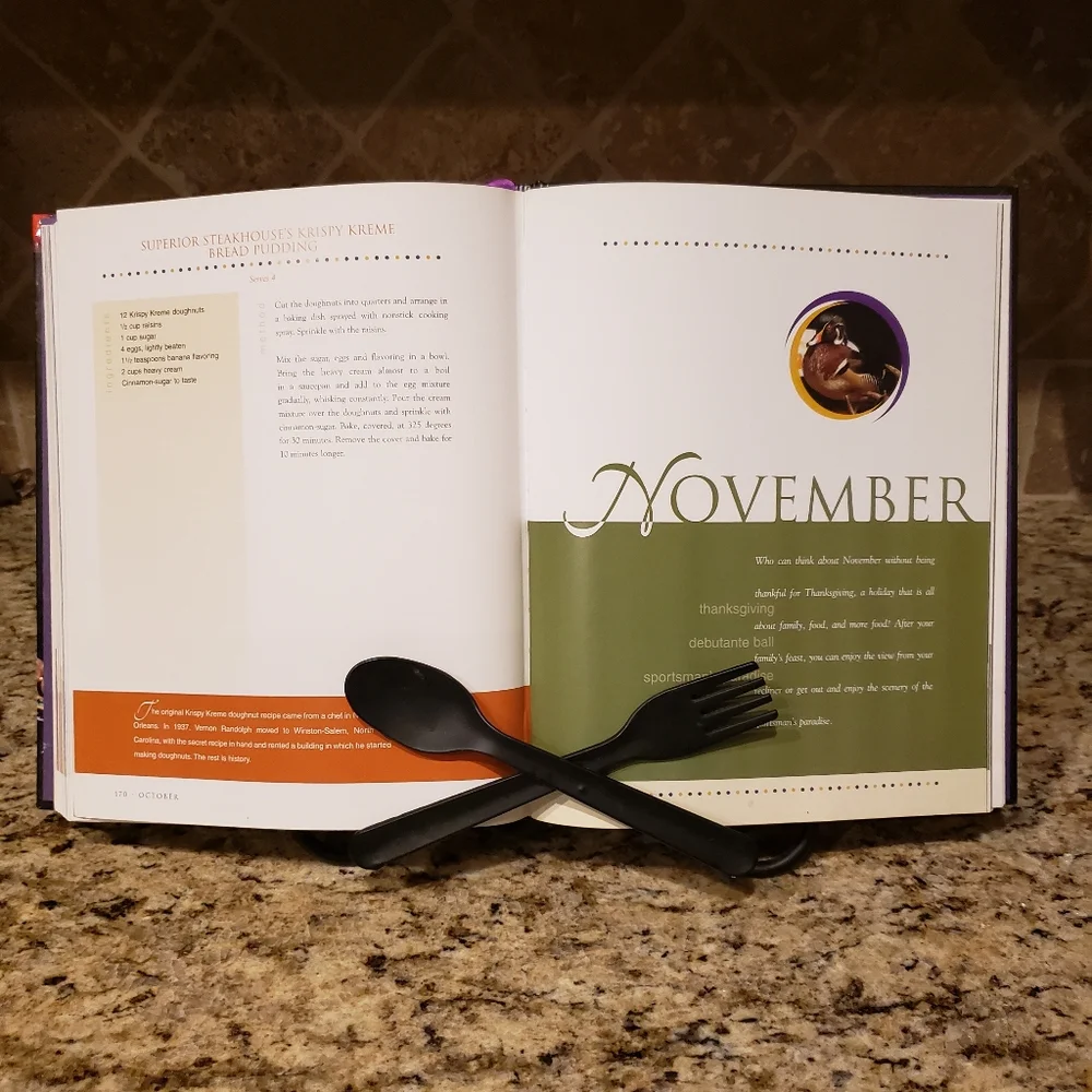 Cookbook Holder - Dark Bronze Metal - 10